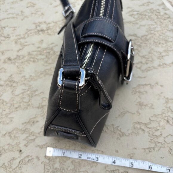 Vintage Y2K Coach Black Leather Soho Shoulder Bag – - Picture 7 of 16
